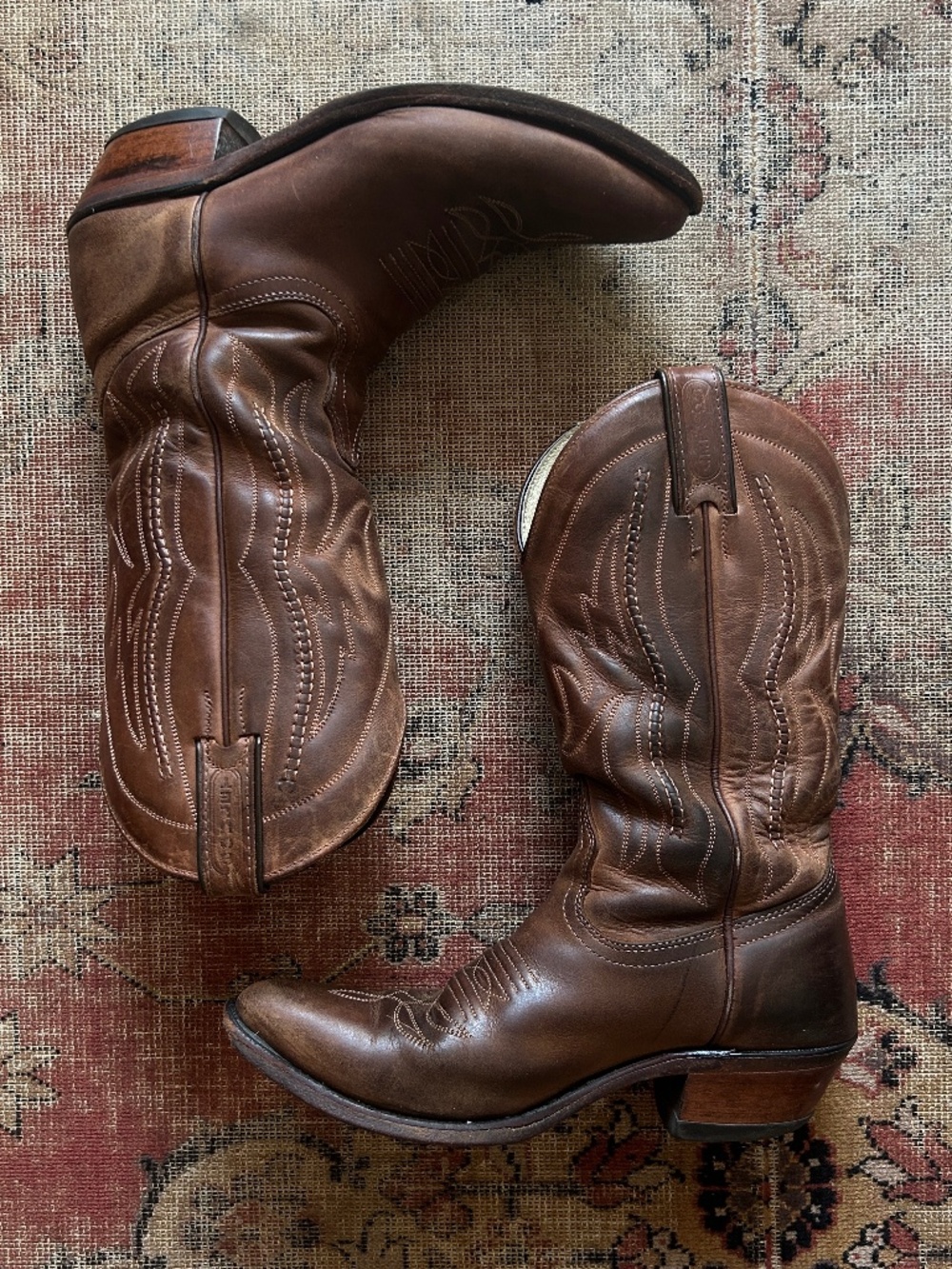 Vintage 80s/90s Boulet Cowboy Boots